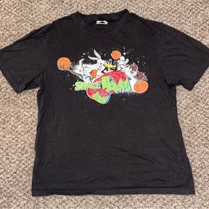 Vintage Black Space Jam Tee Shirt - Men’s Medium